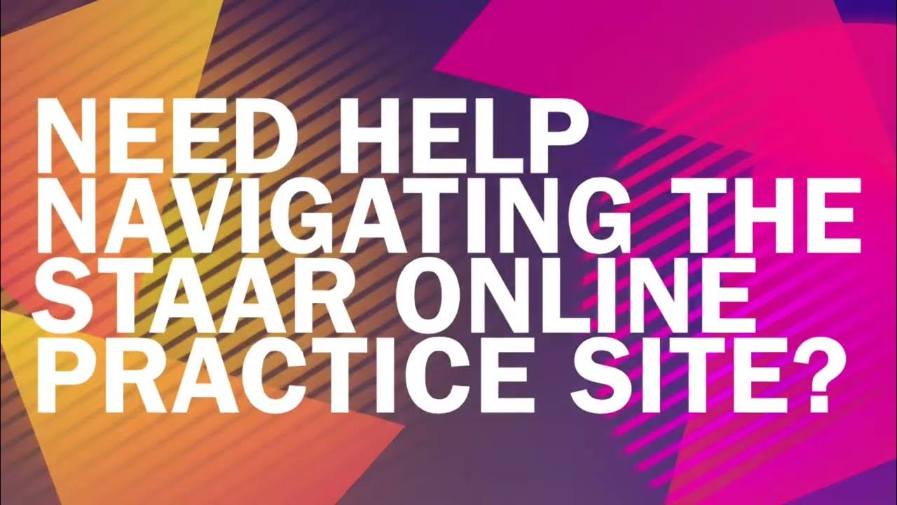 STAAR ONLINE PRACTICE TUTORIAL - YouTube