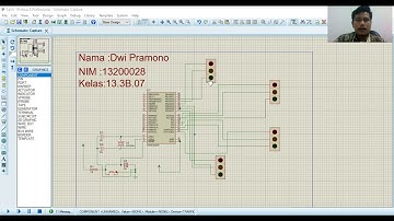 Simulasi Lampu Lalu Lintas menggunakan Proteus