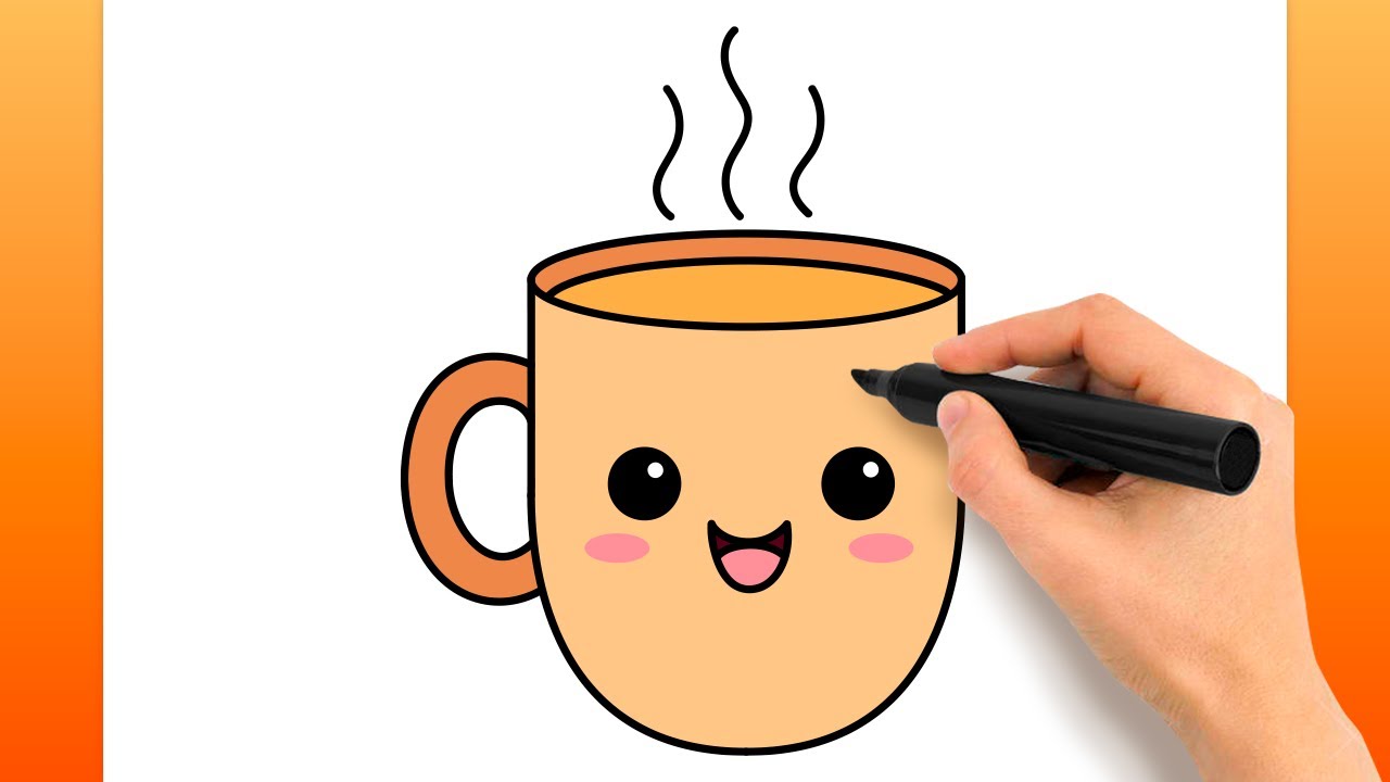Comment Dessiner Une Tasse À Café (Tutoriel De Dessin Facile) - YouTube