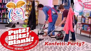 🎊 KONFETTI-Challenge! Ist Staubsauger-Matthias im VORTEIL? | Putz! Blitz! Blank! | Kabel Eins