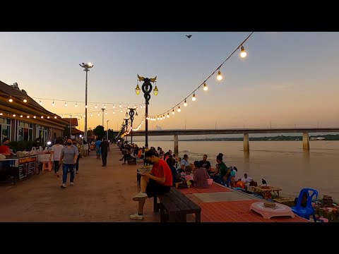 เลาะหาของกินริมโขง สะพานมิตรภาพไทยลาว จ.มุกดาหาร | Longlaos channel