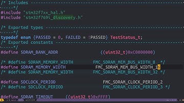 SDRAM on STM32F7 Discovery