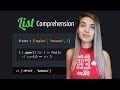 List comprehension  best python feature  fast and efficient