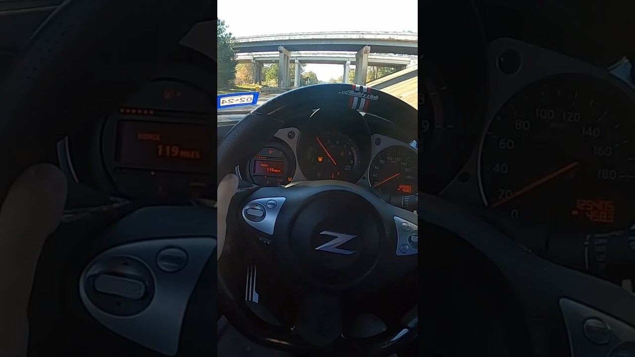Pov full exhaust 370z pull. 