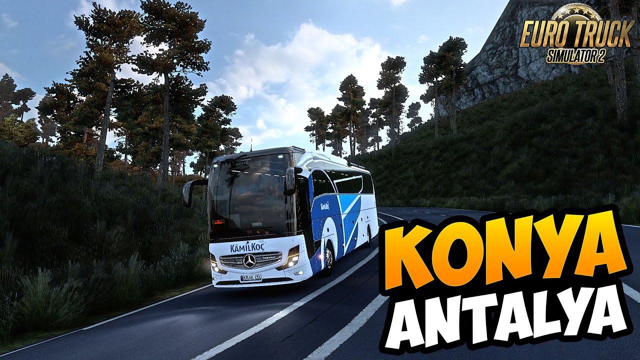 Konya Antalya 2K24 Yeni Türkiye Haritası Mercedes Benz Travego 16