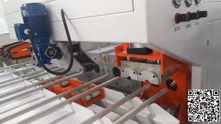 Double pipe PVC pipe belling machine pvc pipe socketing machine, belling machine for twin-pipes