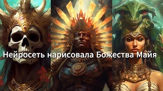 Нейросеть нарисовала Божества Майя #ai #midjourney #нейросеть #neuralnetwork #shorts_video #shorts