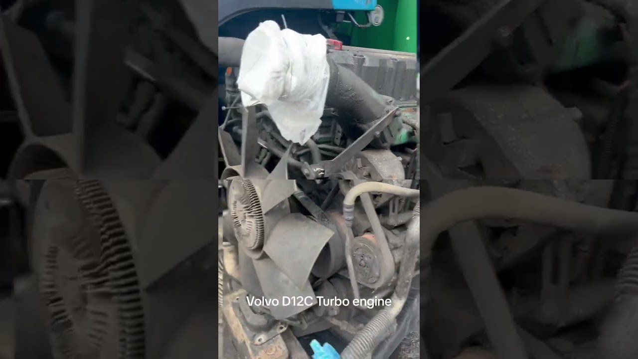 Volvo D12C Turbo engine. 