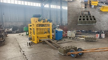 Qtj4 28 cement hollow Block Machine Máquina Para Fabricar Bloques Huecos De Hormigón#guatemala