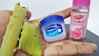 vaseline and aloe vera for face