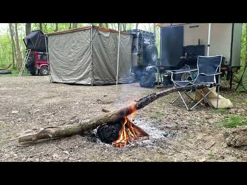 Camping at nash Oakland wild campsite