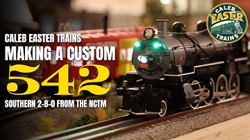 Custom O Gauge Southern 542 2-8-0 - Caleb Easter Trains