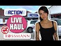 🤤 LIVE SHOPPING TAG bei ACTION und ROSSMANN | Live Haul mit meiner lieben Mami 💓 Frühlingsrolina