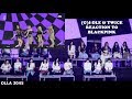 TWICE & G-IDLE REACTION to BLACKPINK - 뚜두뚜두 (DDU-DU DDU-DU) & FOREVER YOUNG - GDA2019