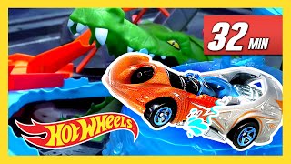Epic T-Rex carros mudança de cor da Hot Wheels City! | Hot Wheels Português