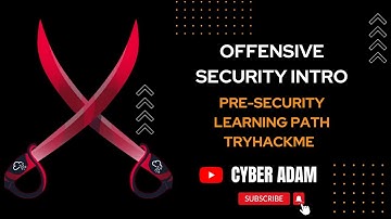 Offensive Security Intro - Presecurity Learning Path - Tryhackme | Cyber Adam | Tamil