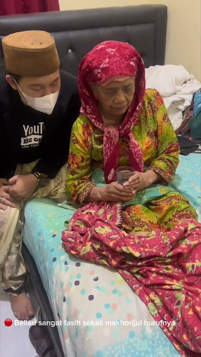 Treating Mrs. Nyai of Nurul Huda Islamic Boarding School Bandung very fluently when reading praye...