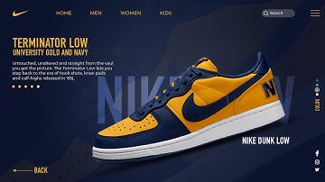 Illustrator CC Tutorial | Graphic Design | Nike Website UI Design 👟🔥