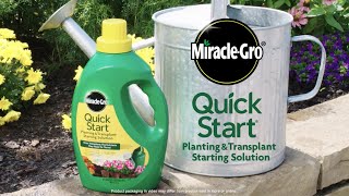 How to Use Miracle-Gro® Quick Start® Planting & Transplant Starting Solution by Miracle-Gro 6,867 views 2 years ago 39 seconds