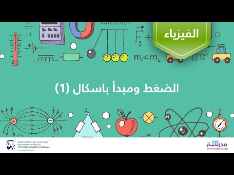 الضغط ومبدأ باسكال 1 الفيزياء الموائع 