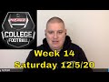 Saturday NCAA Football Betting Picks & Predictions - Saturday 12/5/20 l Picks & Parlays