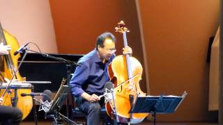 Yo Yo Ma, Goat Rodeo, '13:8' ,Hollywood Bowl, 8 25 13