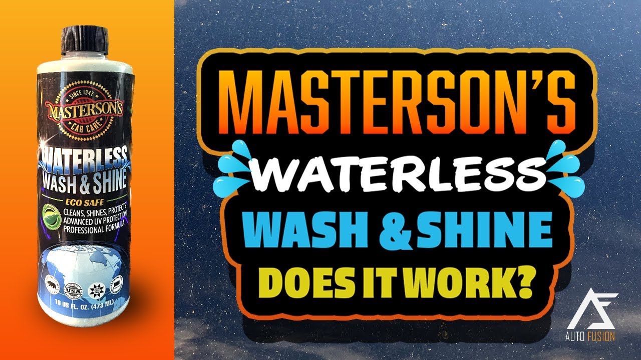 Masterson's Waterless Wash & Shine Does it Work? YouTube