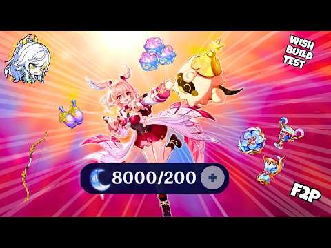 I spent 8000 resin on Linnea in Genshin Impact and now she is breaking the game! thumbnail