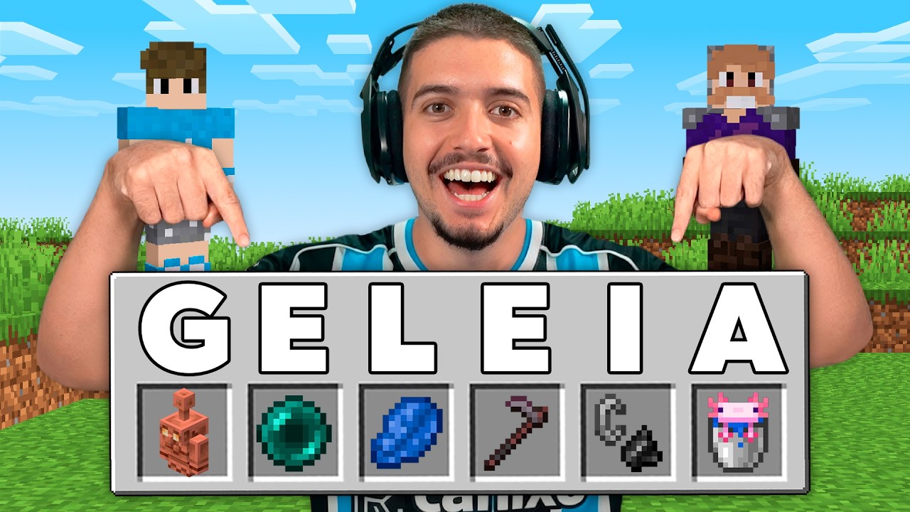 O MEU NOME decide os itens que posso usar no Minecraft