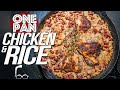 THE BEST ONE PAN CHICKEN & RICE DINNER (SPICY JERK!) | SAM THE COOKING GUY