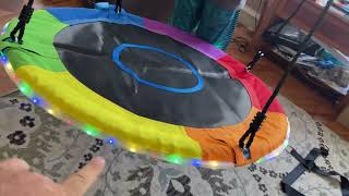 Unleash the Thrills of the Illuminated Saucer Swing! by Camilo Pineda 78 views 11 months ago 1 minute, 58 seconds