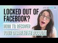 Locked out of Facebook How To Recover Disabled FB Account