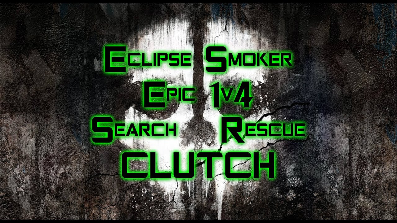 CoD: Ghosts Eclipse Smoker epic 1v4 S&R clutch. gaming logo