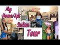 My In Home/Apt Salon Tour DIY + Budget Friendly | Inspiration