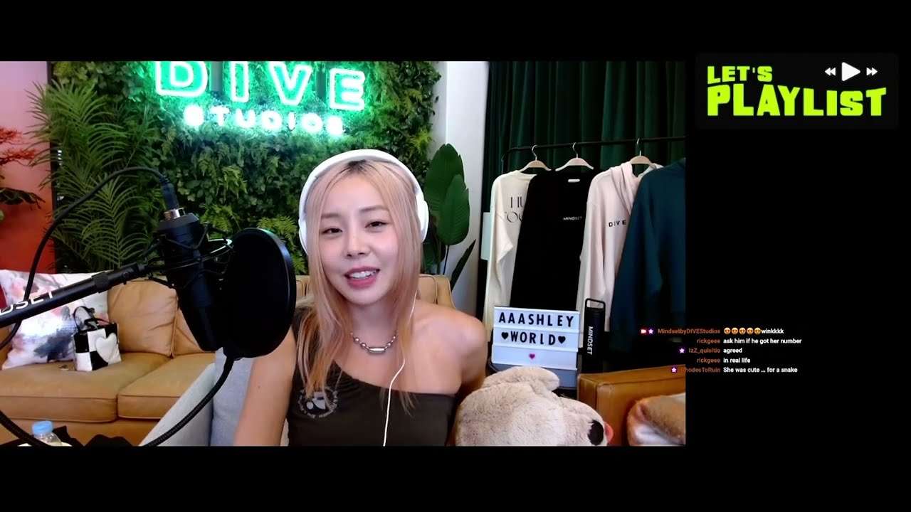 Ash twitch clip - not about you m/v reaction 😳💐