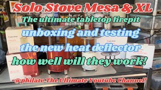 SOLO STOVE NEW HEAT DEFLECTOR MESA AND MESA TABLETOP FIREPIT #solostove #firepit #mesa