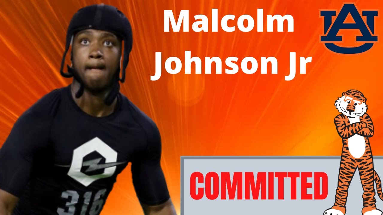 Malcolm Johnson Jr ⭐⭐⭐⭐ WR Commits to Auburn Breakdown & Highlights