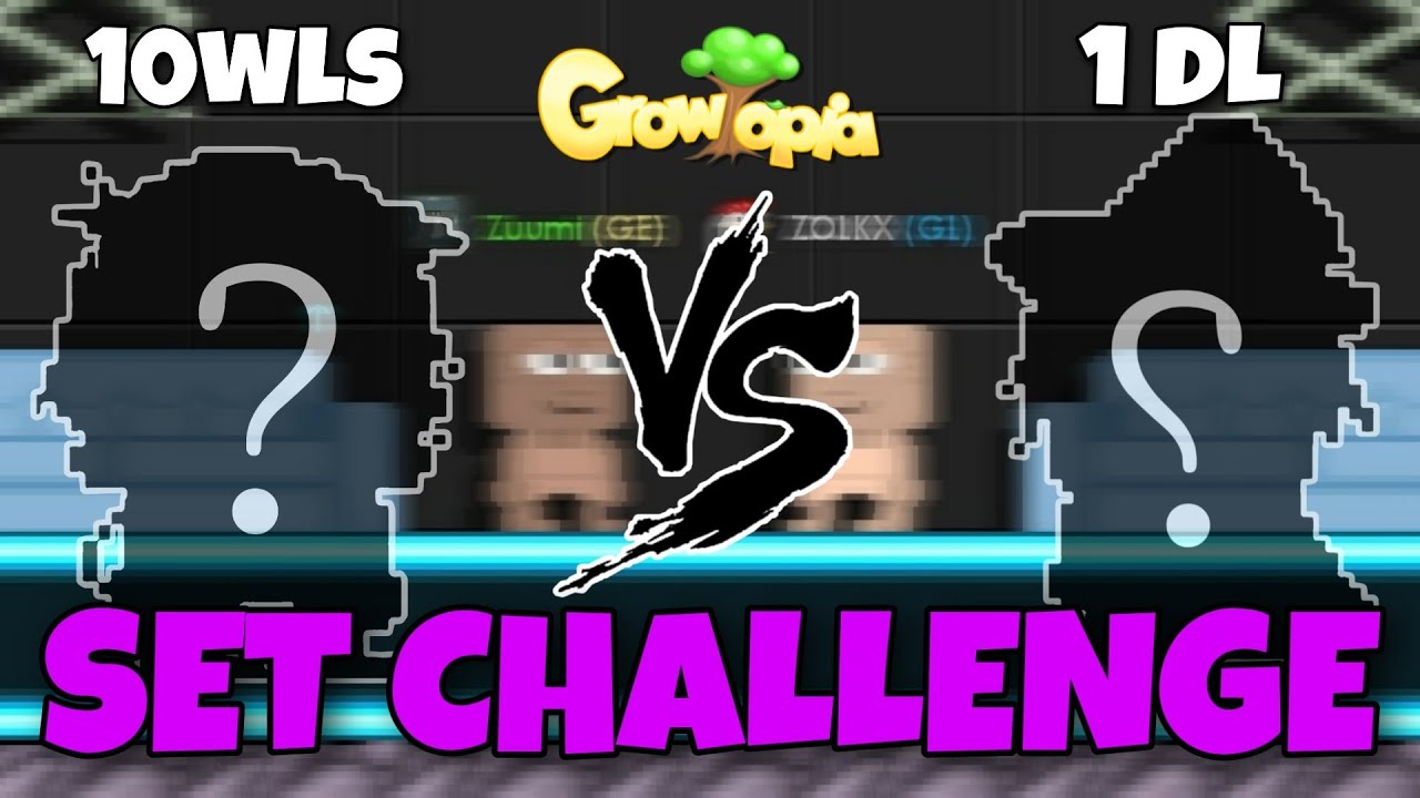 10 WLS VS. 1 DL Set Challenge | Growtopia Suomi