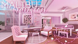 Roblox || Bloxburg: Malibu Mansion - Part 2 || Mansion Build