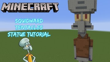Minecraft Tutorial: Squidward Tentacles Statue (SpongeBob SquarePants)