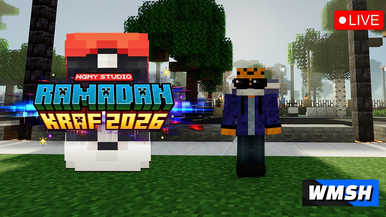 Minecraft RamadanKraf 2026 by NGMY day 5 harap ada tampat saya nak duduk