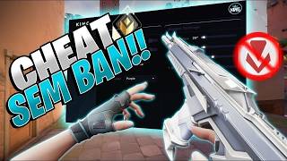 CRIEI O MELHOR CHEAT PARA VALORANT E CARREGUEI ESSA PARTIDA GIRANDO!!