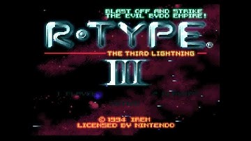 Snes Longplay - R-Type III: The Third Lightning