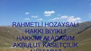 Hakkı Bıyıklı (Slayt) Hakkımı Alacağım Özel Muhabbet