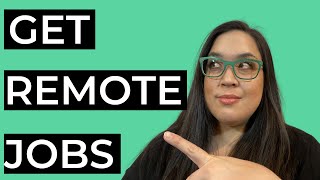 HOW TO WRITE A RESUME TO GET REMOTE JOBS | HOW TO GET REMOTE JOBS