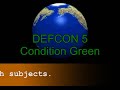 DEFCON Warning System - Update 11/1/10