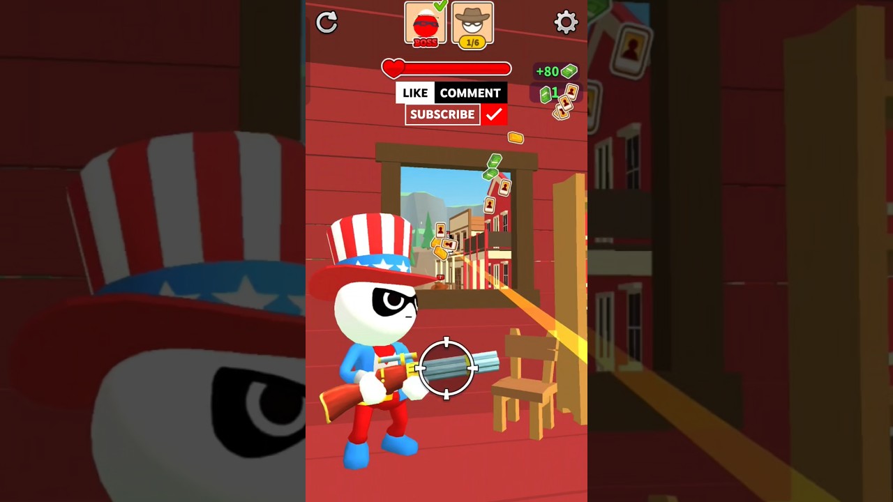 Western Sniper :- Wild West FPS gameplay video level 29 and 30 |#westernsnipergame #gaming #shorts