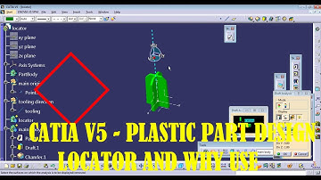 Catiav5 Plastic Part Design-Cross Locator