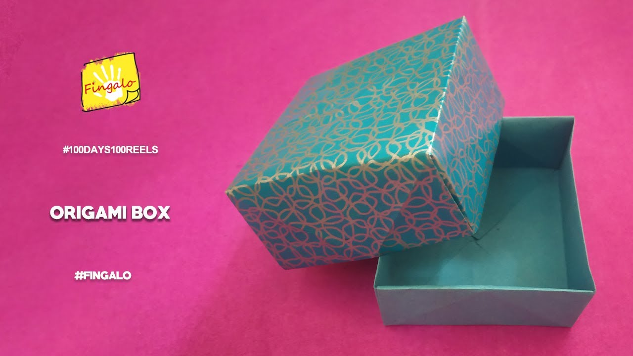 DIY origami gift box YouTube