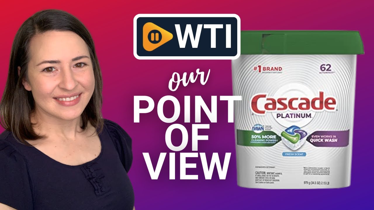 Cascade Platinum Dishwasher Pods Detergent Our Point Of View YouTube